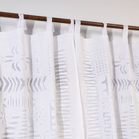 Applique Cutwork Cotton Curtain