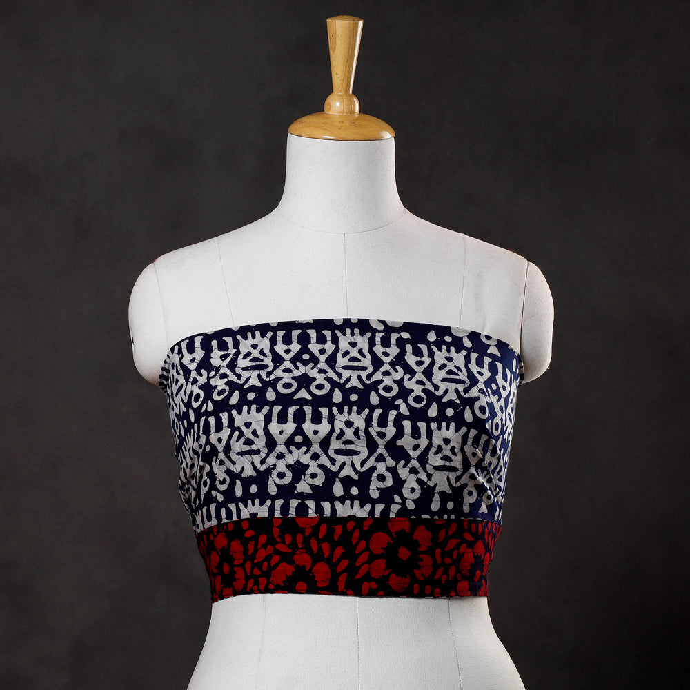 Block Printed Blouse Piece
