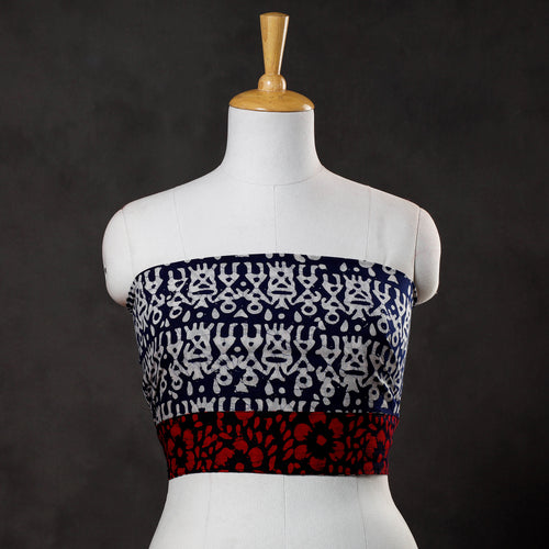 Block Printed Blouse Piece
