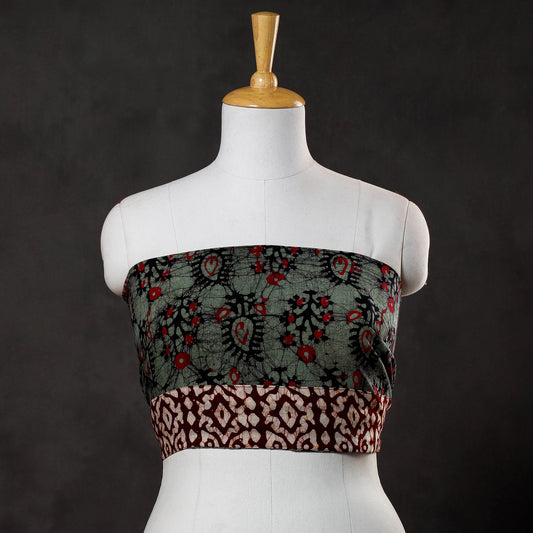 Block Printed Blouse Piece
