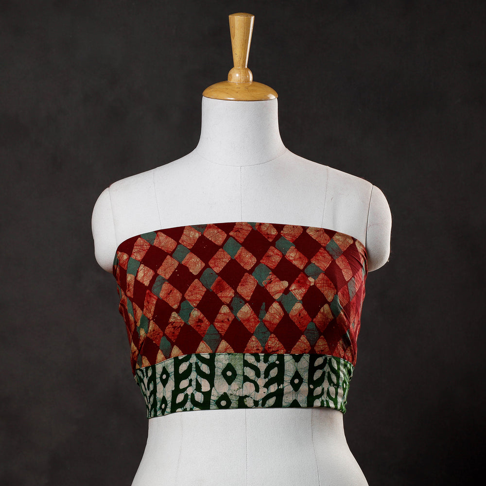 Block Printed Blouse Piece
