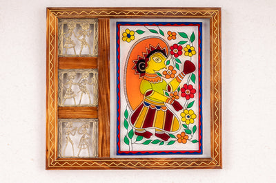 Yuvati - The Madhubani Lady Wall Art Frame