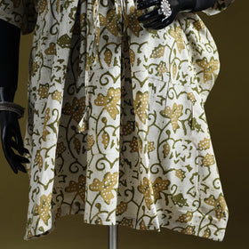 Hand batik cotton medium kaftan 27 - handcrafted