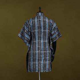 Hand batik cotton medium kaftan 62 - handcrafted