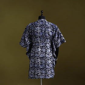 Hand batik cotton medium kaftan 26 - handcrafted