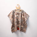 Beige - kalamkari cotton kids kaftan (3-4 years) 76