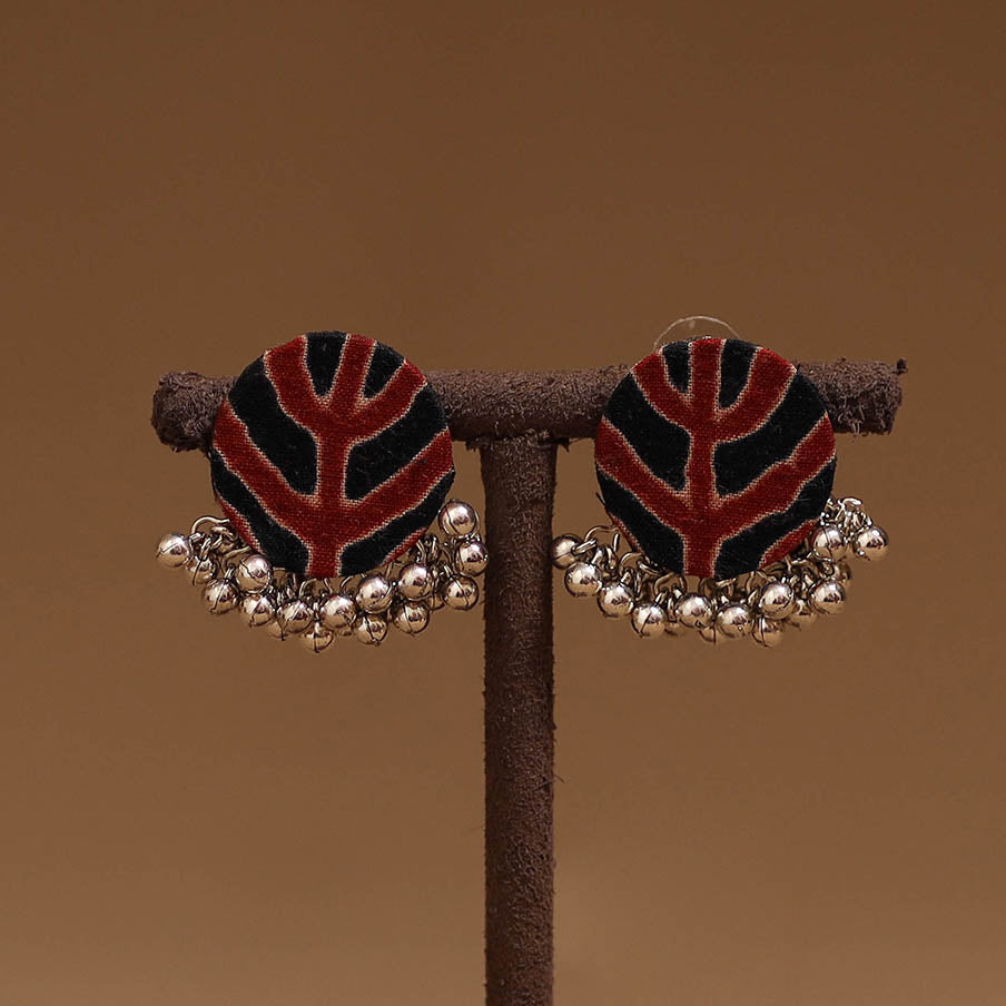 Aaradhya ghungroo work fabart handmade earrings