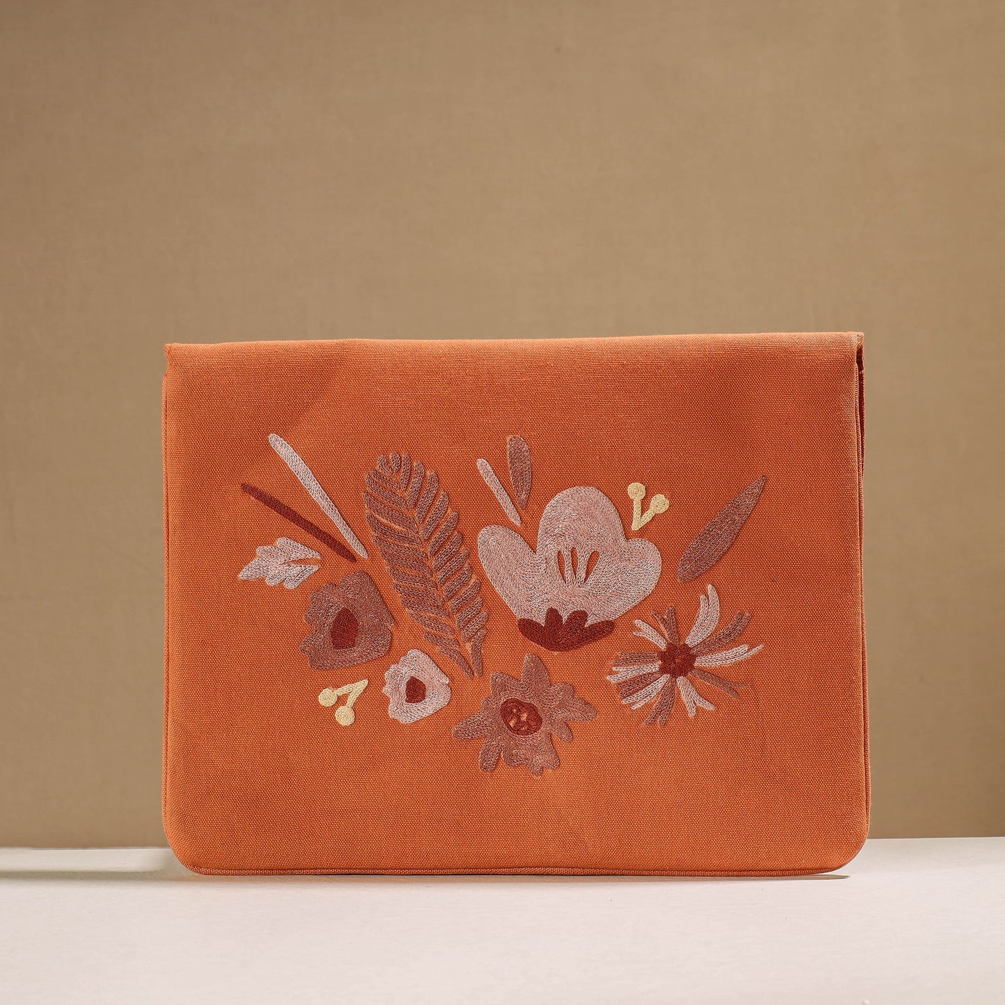  Aari Hand Embroidery Cotton Duck IPad Sleeve 