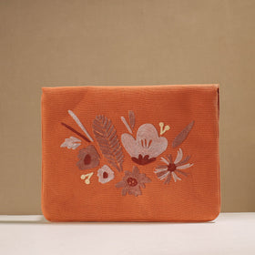  Aari Hand Embroidery Cotton Duck IPad Sleeve 