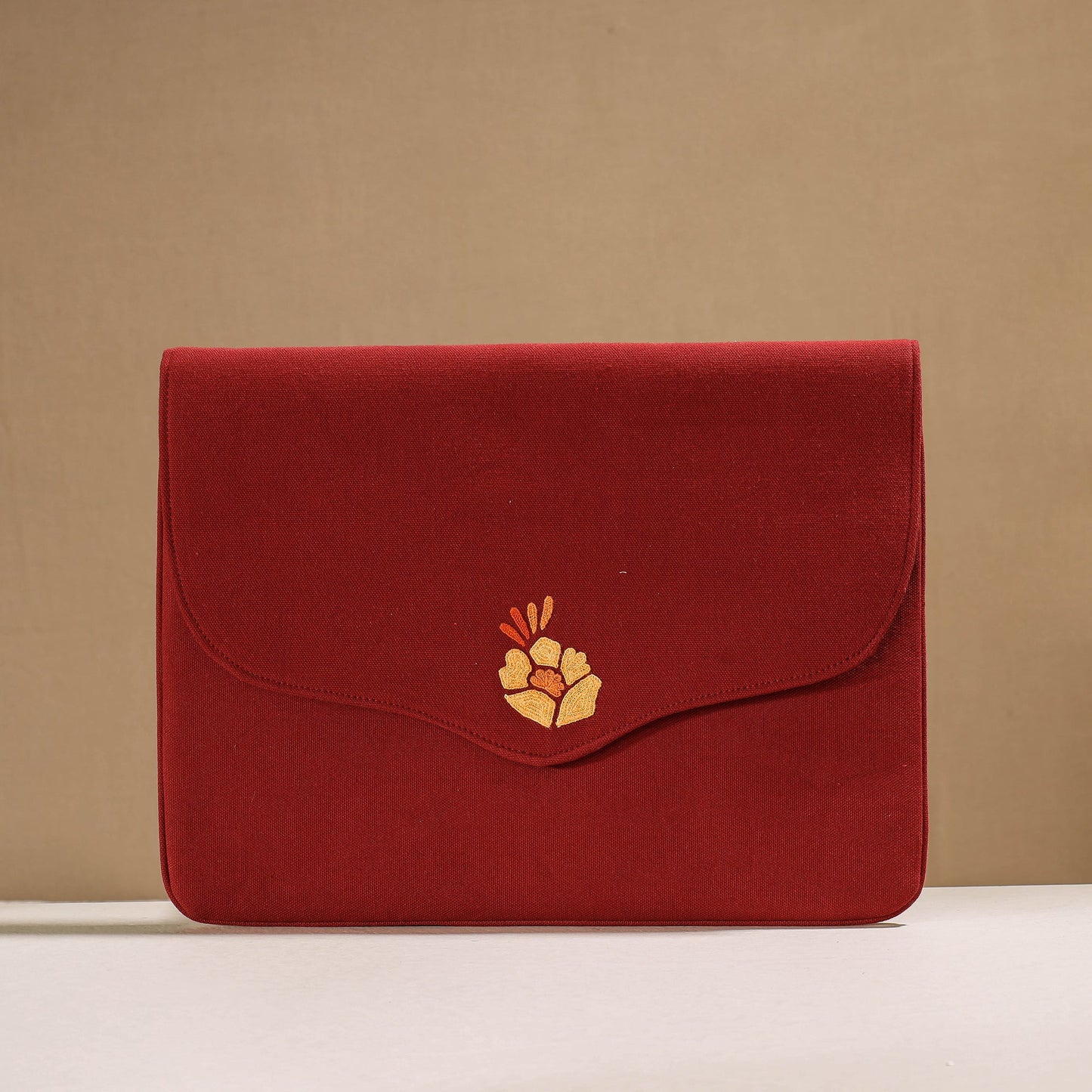  Aari Hand Embroidery Cotton Duck IPad Sleeve 