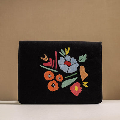  Aari Hand Embroidery Cotton Duck IPad Sleeve 