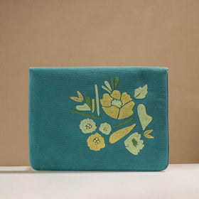  Aari Hand Embroidery Cotton Duck IPad Sleeve 