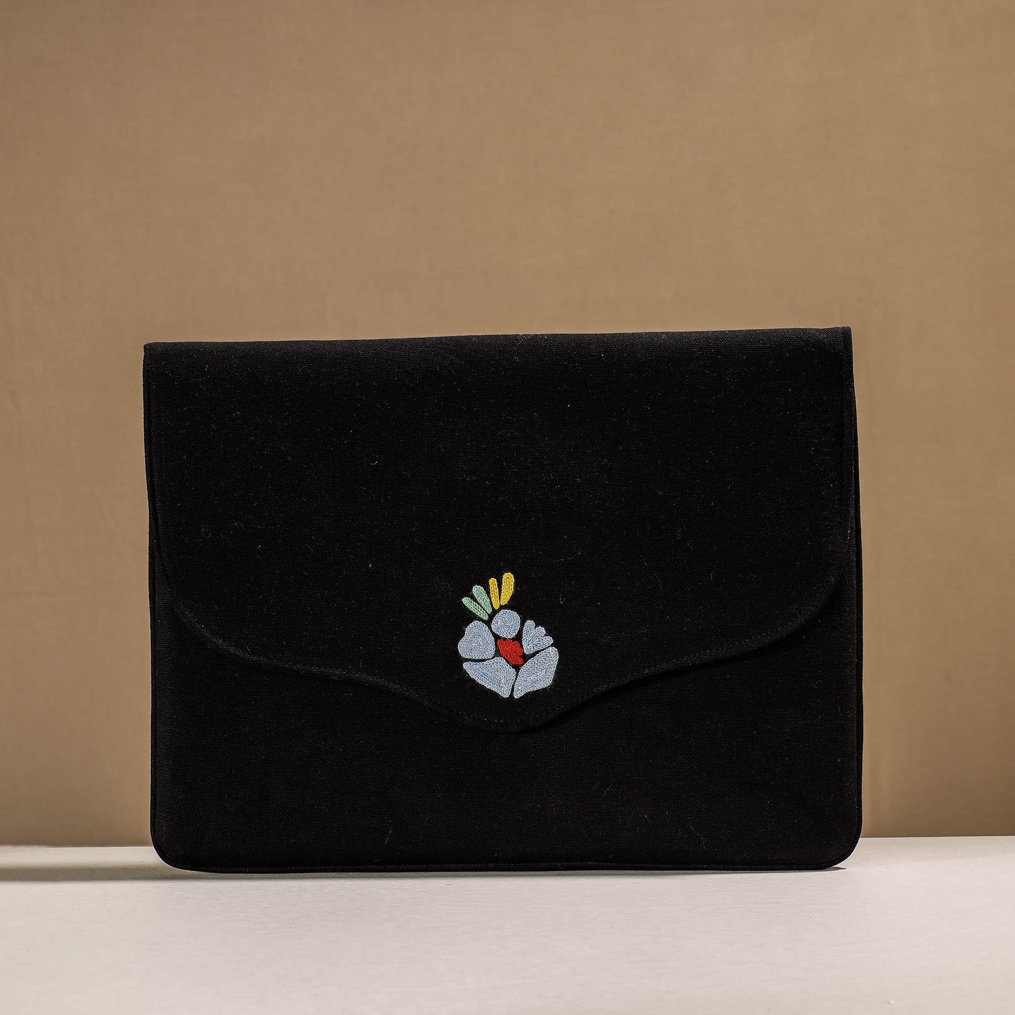  Aari Hand Embroidery Cotton Duck IPad Sleeve 