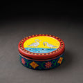 Multicolor Kavad Handpainted Stainless Steel Masala Box 