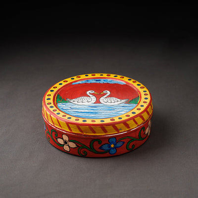  Kavad Handpainted Stainless Steel Multicolor Masala Box