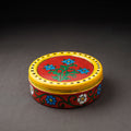  Kavad Handpainted Stainless Steel Red Masala Box 