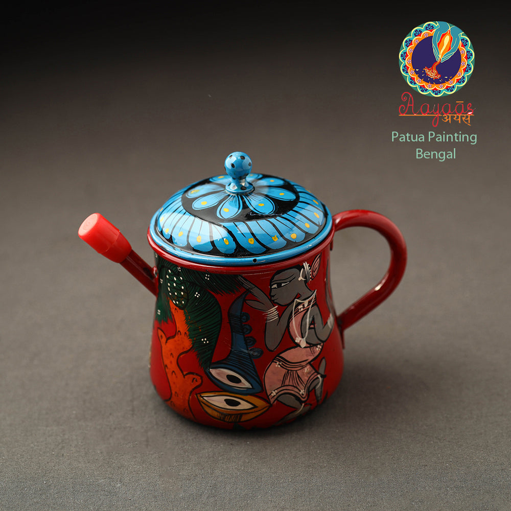 Bengal Patua Handpainted Stainless Steel Oil Dispenser 39