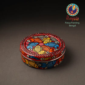 Bengal Patua Handpainted Stainless Steel Casserole