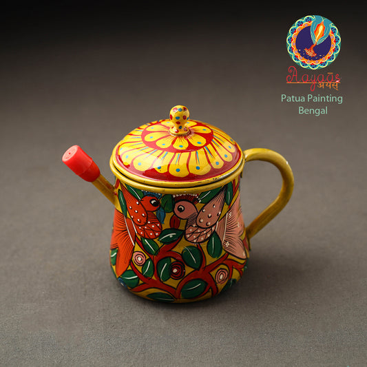 Bengal Patua Handpainted Stainless Steel Oil Dispenser 42