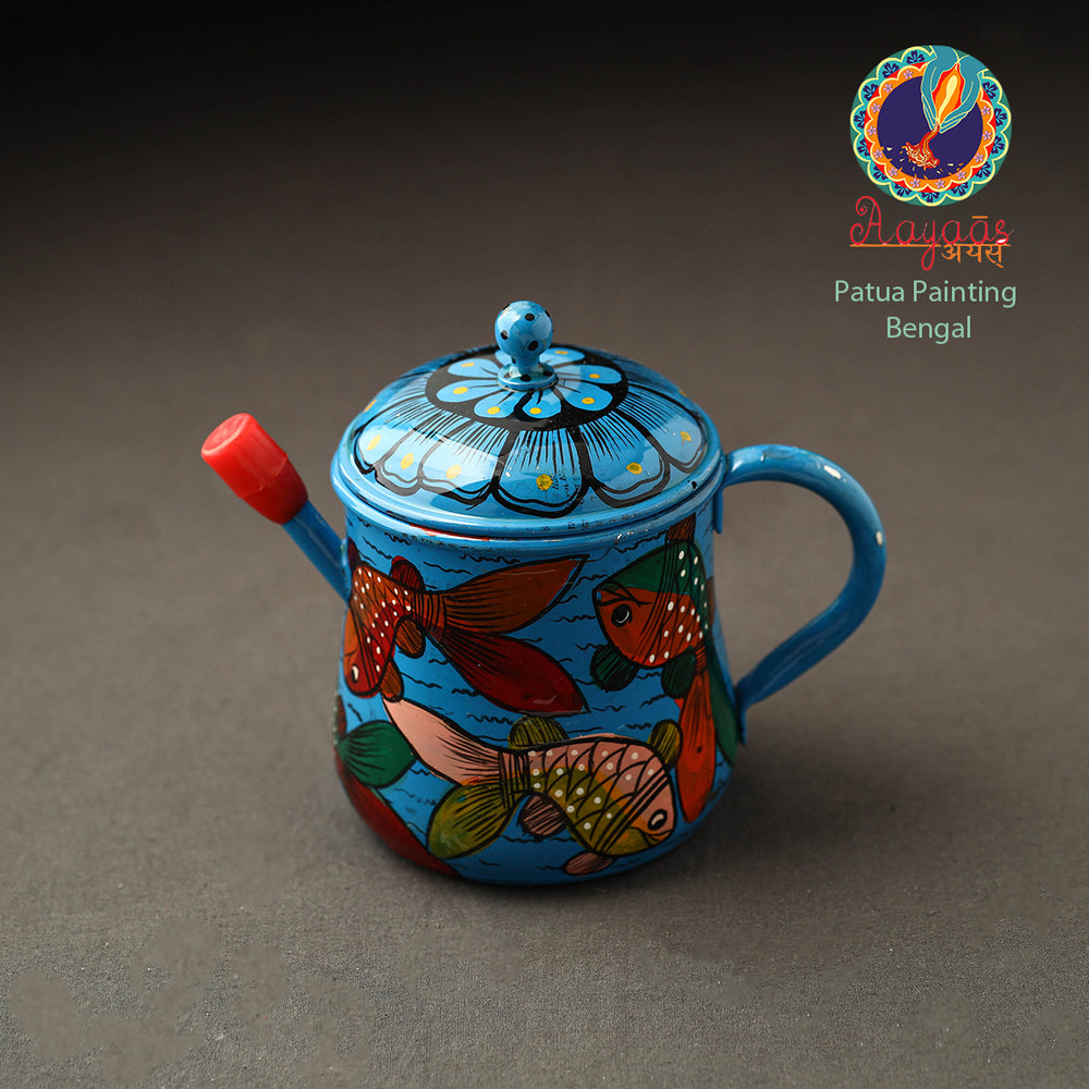 Bengal Patua Handpainted Stainless Steel Oil Dispenser 27