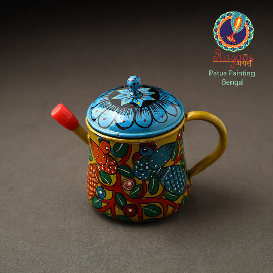 Bengal Patua Handpainted Stainless Steel Oil Dispenser 29