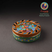 Gond Handpainted Stainless Steel Casserole 35