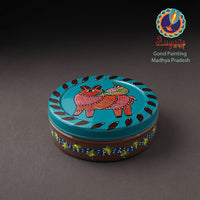 Gond Handpainted Stainless Steel Casserole 42