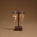 Aditi mirror & ghungroo work gs fabart handmade earrings