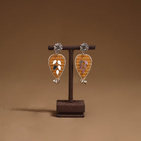 Aditi mirror & ghungroo work gs fabart handmade earrings