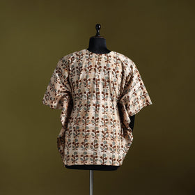 Hand batik cotton short kaftan 17 - handcrafted