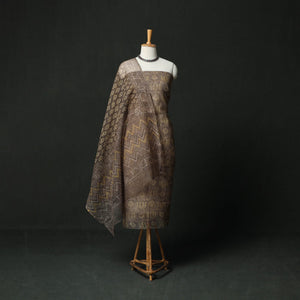 Ajrakh bagru hand block print kota doria cotton natural