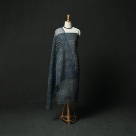Ajrakh bagru hand block print kota doria cotton natural