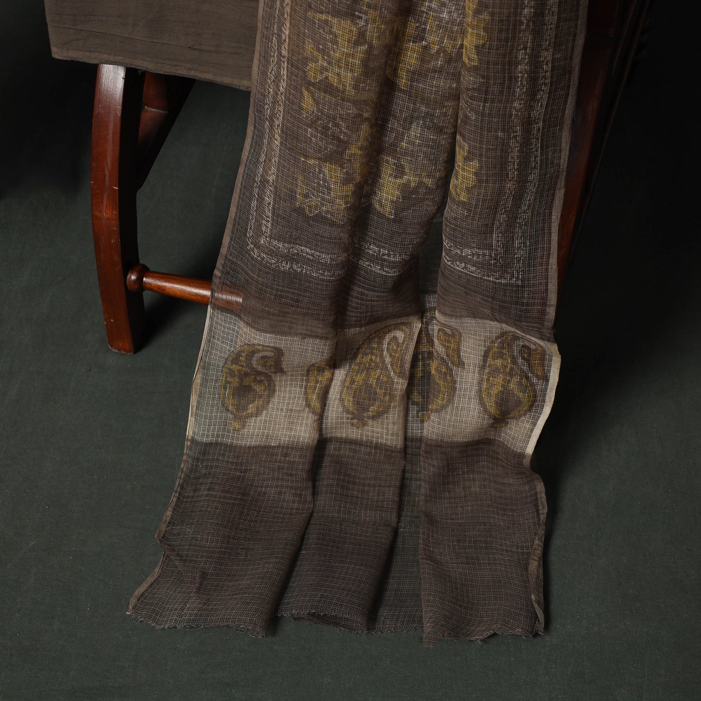 Ajrakh bagru hand block print kota doria cotton natural