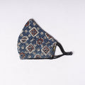  Ajrakh Block Printed Cotton 3 Layer Snug Fit Face Cover 