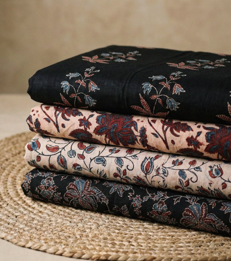 Ajrakh Print Fabrics