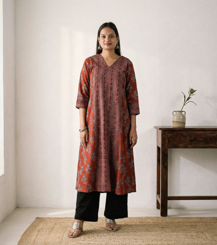Ajrakh Print Kurtas