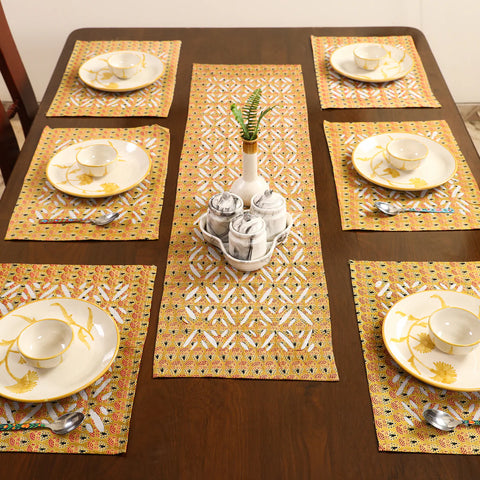 ajrakh table runners