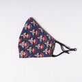  Akola Block Printed Cotton 3 Layer Snug Fit Face Cover 