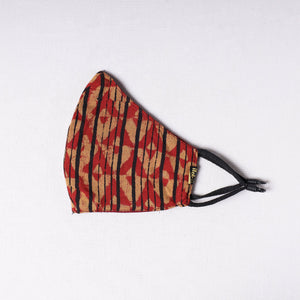  Akola Block Printed Cotton 3 Layer Snug Fit Face Cover 