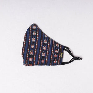  Akola Block Printed Cotton 3 Layer Snug Fit Face Cover 