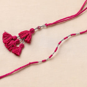 Anant Raksha Thread work Rakhi & Lumba Set