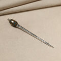  Antique Finish Oxidised German Silver Juda Stick 