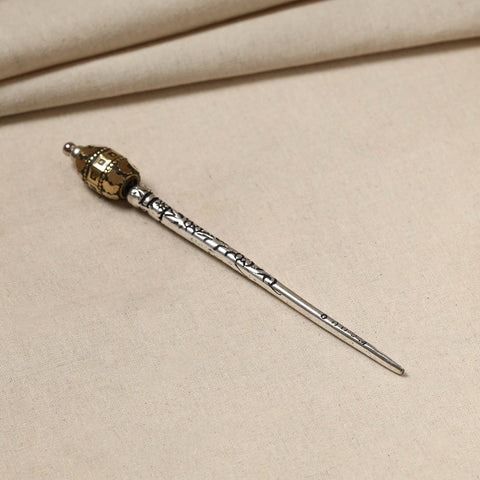  Antique Finish Oxidised German Silver Juda Stick 