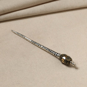  Antique Finish Oxidised German Silver Juda Stick 