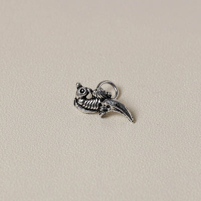  Antique Silver Finish Oxidised Brass Base Nosepin 