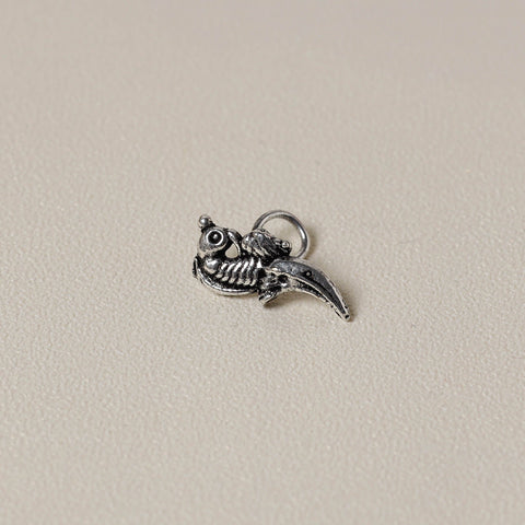  Antique Silver Finish Oxidised Brass Base Nosepin 