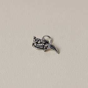  Antique Silver Finish Oxidised Brass Base Nosepin 