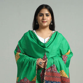 Authentic Cotton Dupatta With ajrakh Applique Work Online