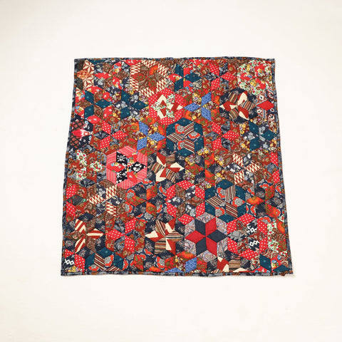  Applique Quilted Reversible Multipurpose Mat by Purkal Stree Shakti Samiti (37 x 36 in) 