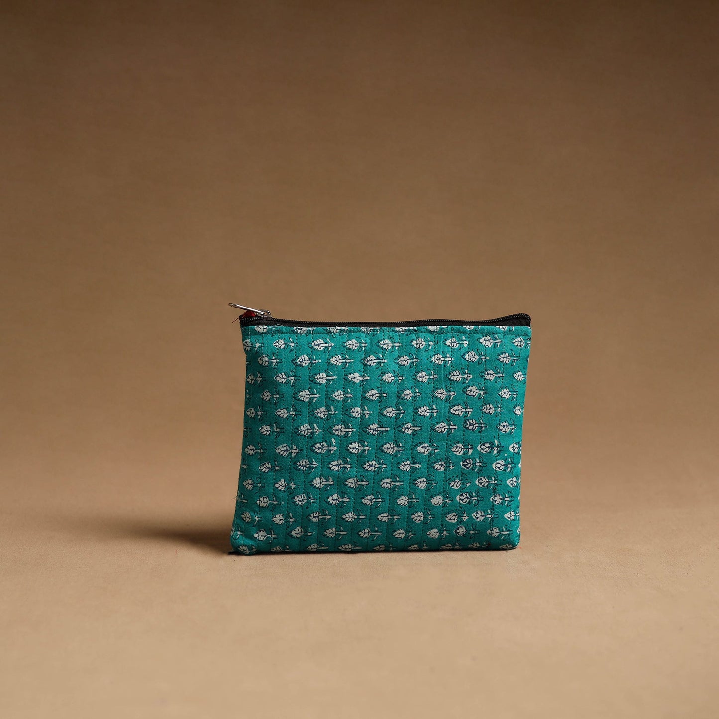 Aqua blue - handmade cotton multipurpose utility pouches